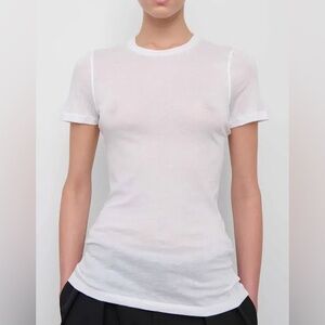 Wardrobe NYC Fitted White Tshirt
